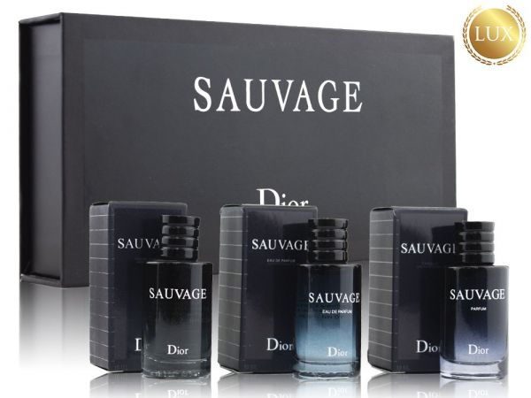 Gift set Dior Sauvage, 3x10 ml (Luxury UAE) wholesale